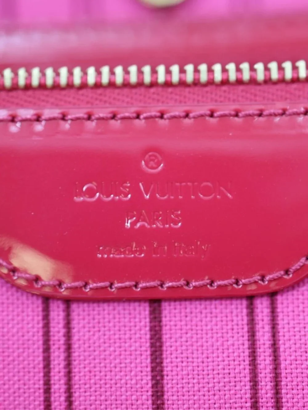 Louis Vuitton  Cosmic Blossom GM Shiny Leather Tote Bag Pink